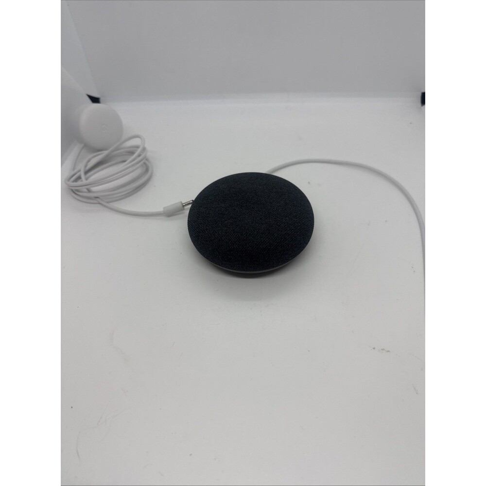 Google Nest Mini H2C 2nd Gen Smart Speaker w/ Cable Cord Charcoal